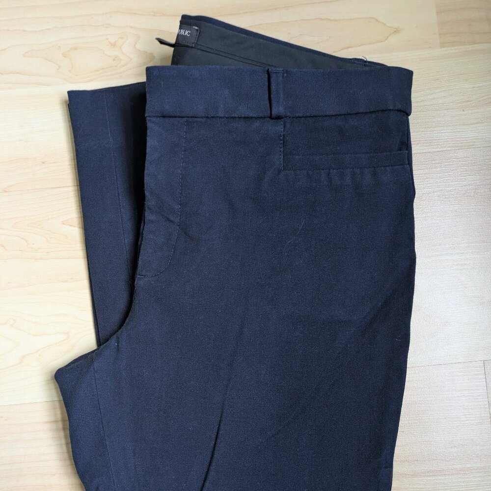 Banana Republic Sloan Pants - Skinny Leg, Size 12, Navy